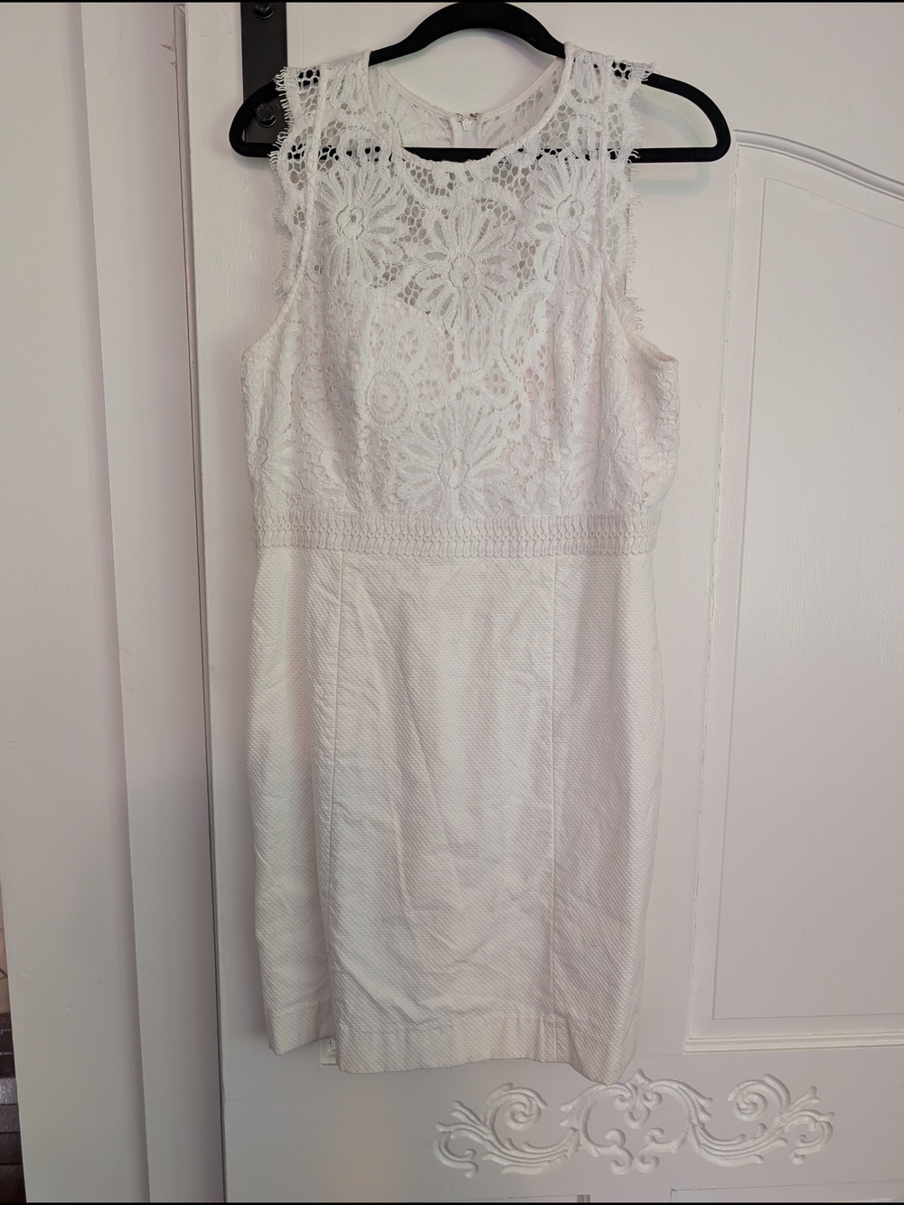 Lilly Pulitzer White Lace Midi Dress